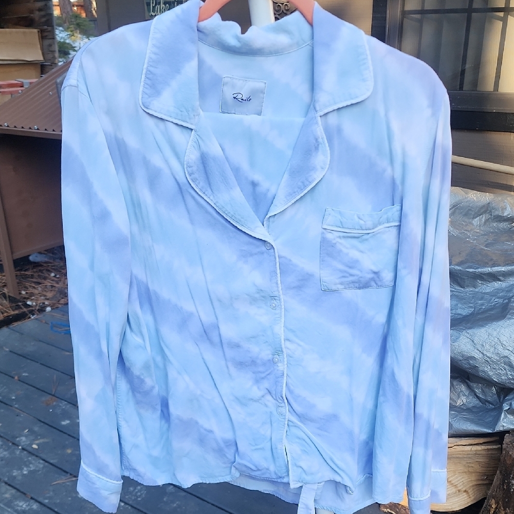 Rails Sky Blue Shirt